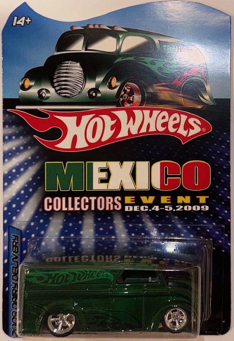 Green DAIRY DELIVERY Mexico 2009 Convention Hot Wheels 1 of 1 Charity Car (1 of 4)