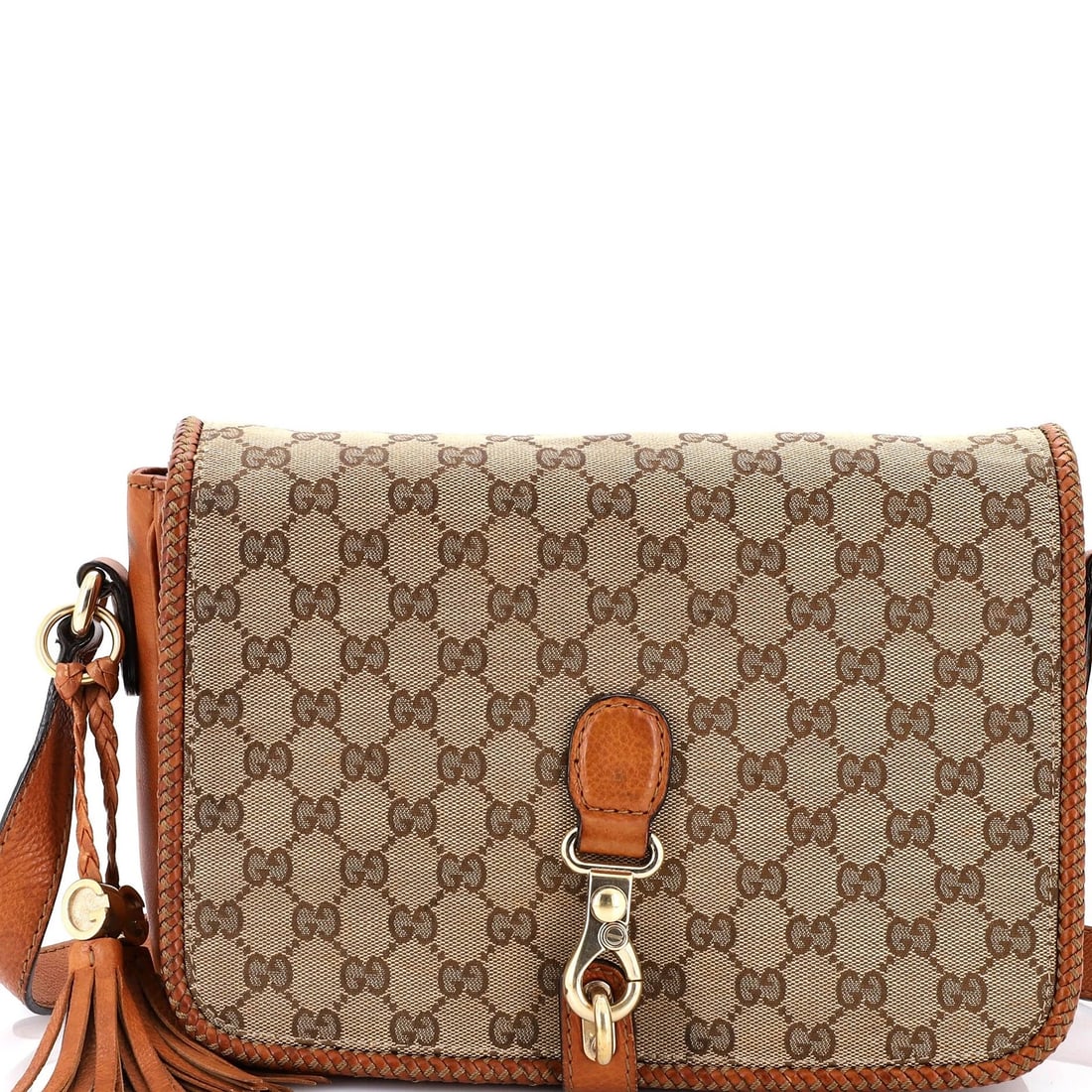 Gucci Marrakech Messenger Bag GG Canvas with Leather Medium (1 of 8)