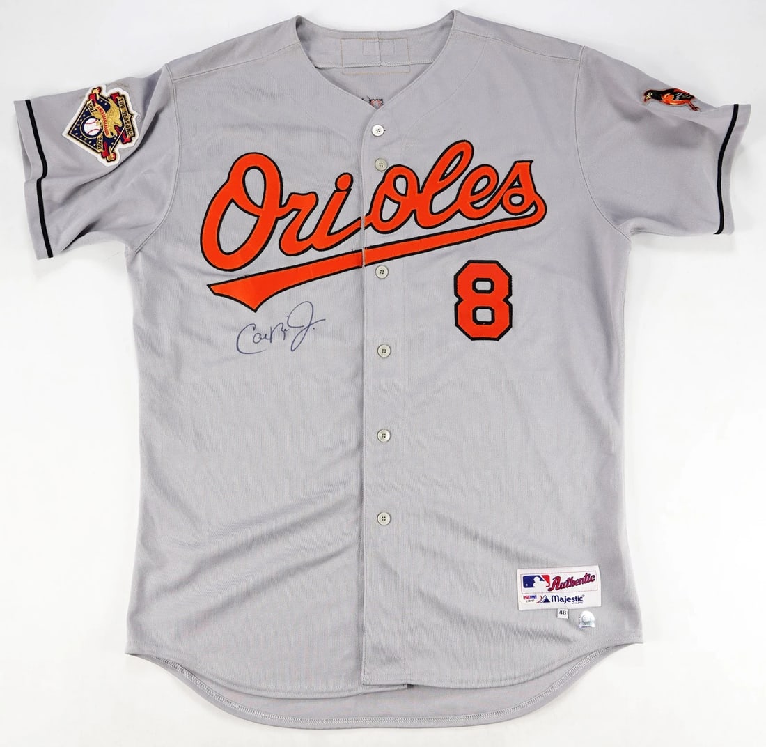 Cal Ripken Jr. Signed 2001 Baltimore Orioles Authentic Majestic Jersey PSA (1 of 2)