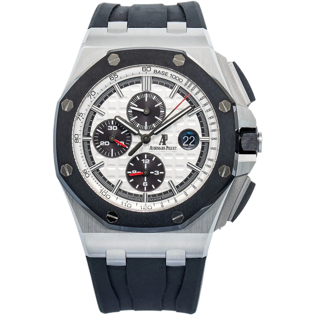 Audemars Piguet Royal Oak Offshore Panda 26400SO.OO.A002CA.01 MINT Auto 44mm: Condition: Pre-owned - Good: This item has been gently used but is in good condition. It might have a few signs of wear, like light scratches or tarnishing.,Brand: Audemars Piguet,Type: Wristwatches,R
