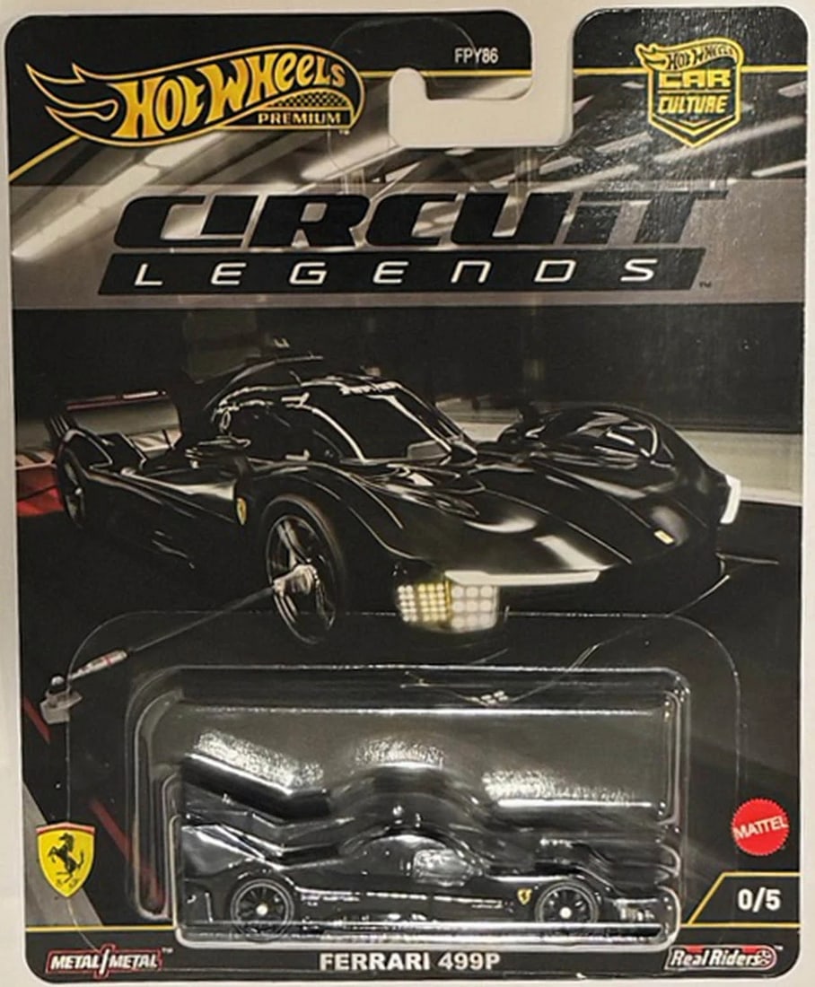 Black Ferrari 499P Hot Wheels 2025 Premium Car Culture Circuit Legends Chase! (1 of 3)
