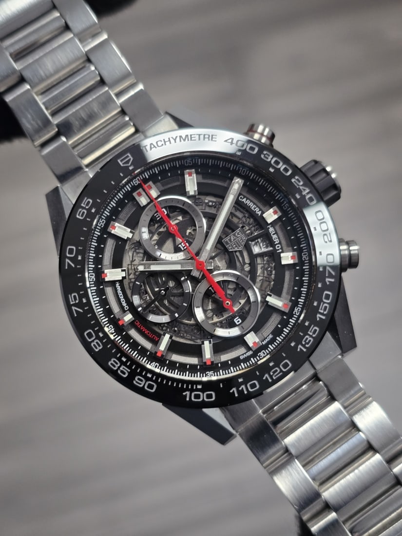 TAG Heuer Carrera Skeleton Men's Watch - CAR2A1W W/ Box (1 of 3)