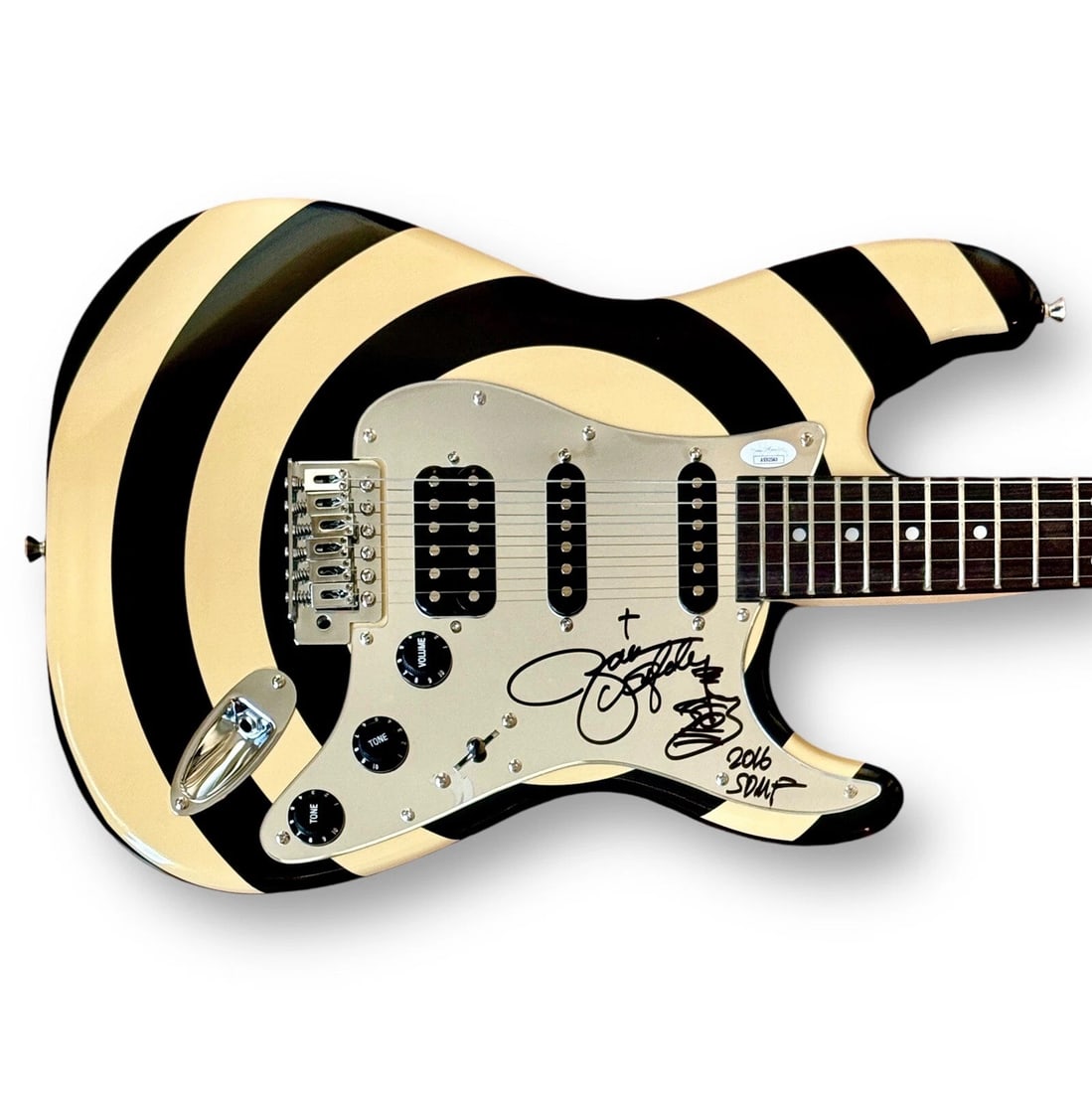 Zakk Wylde Signed Custom Guitar With Sketch (JSA COA) (1 of 4)