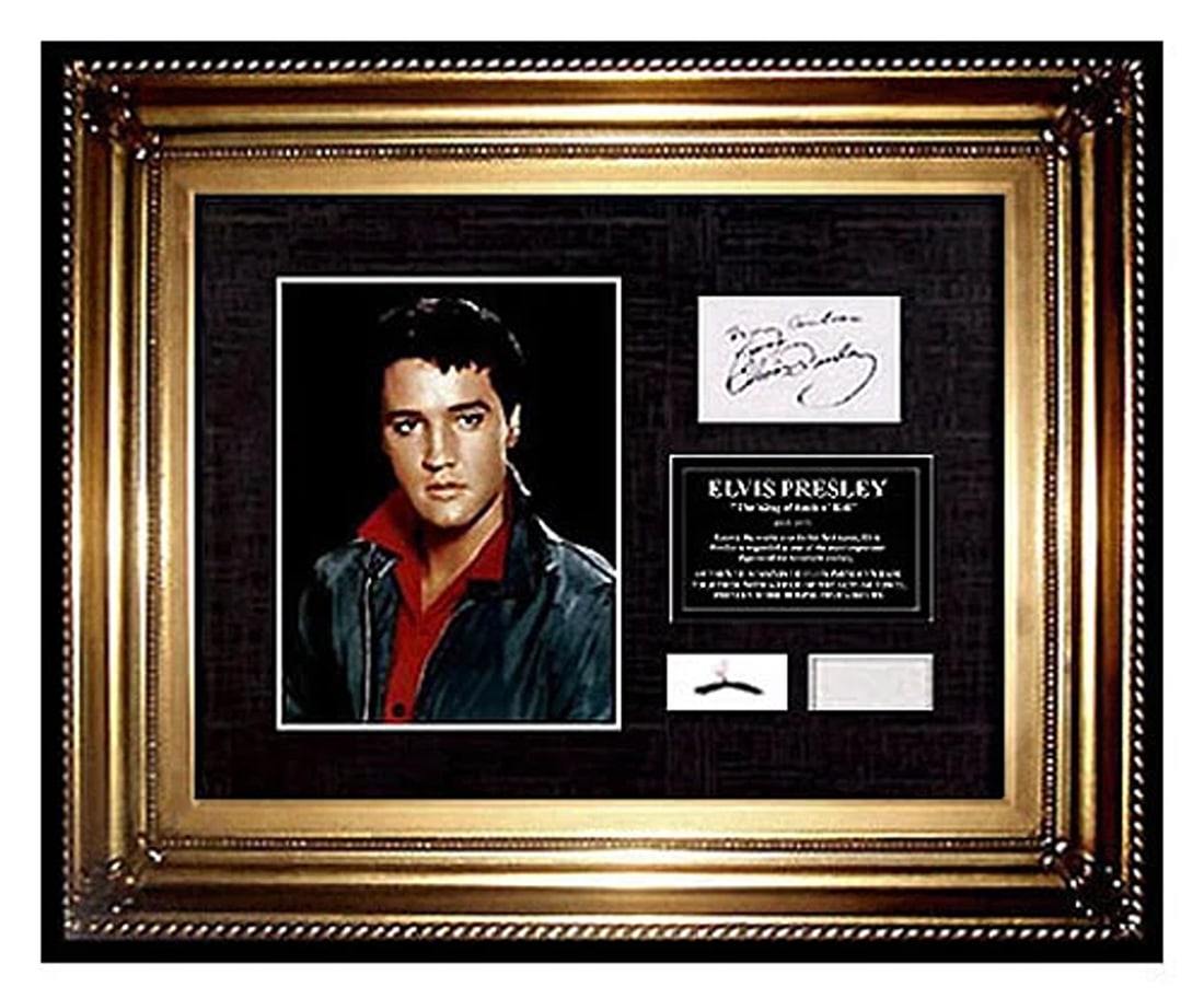 ELVIS PRESLEY Hair Lock CHARITY Signed COA letter Memorabilia Relic ART Music (1 of 10)