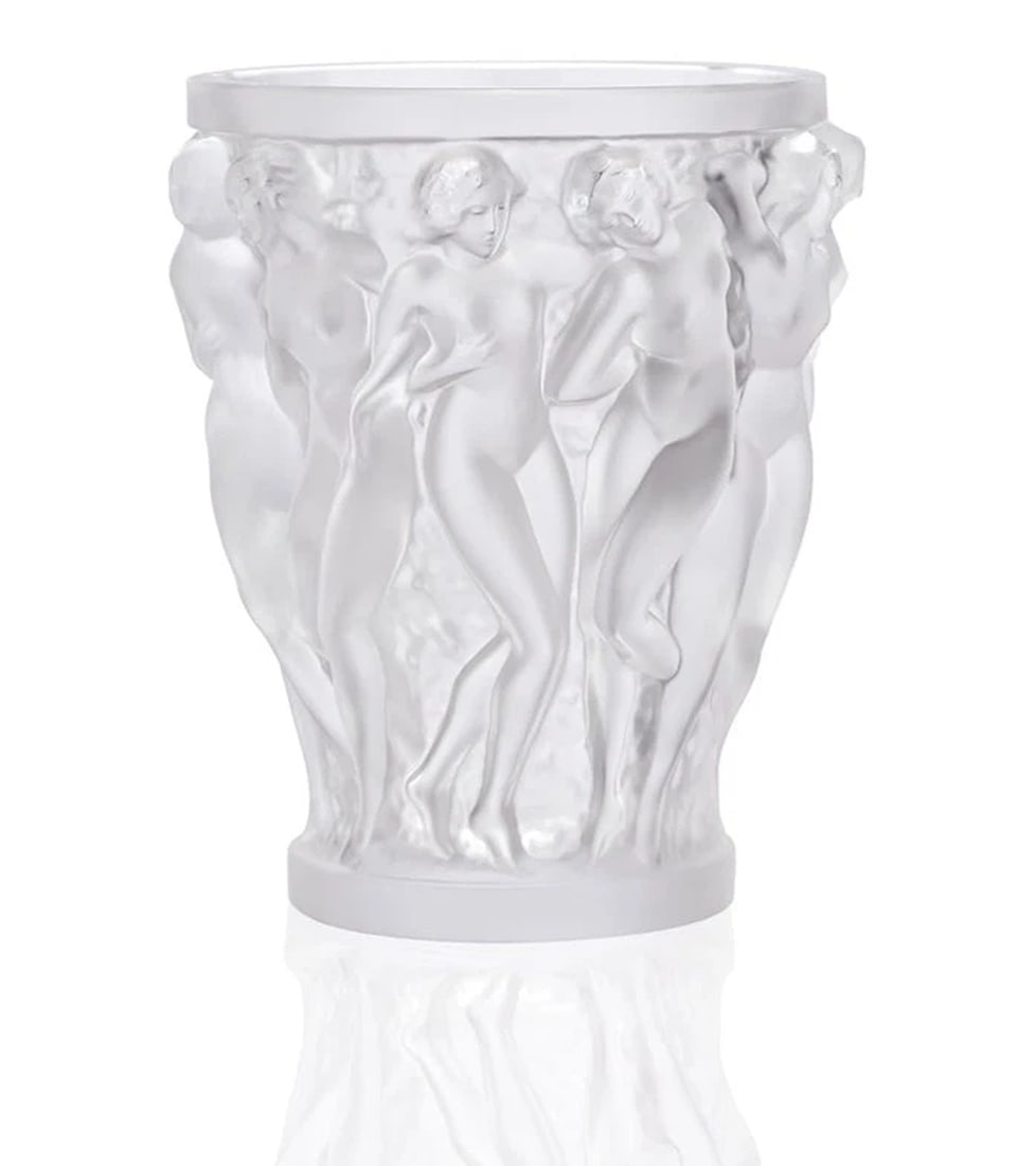Lalique Bacchantes Small Vase Clear Crystal Ref.10547500 (1 of 4)