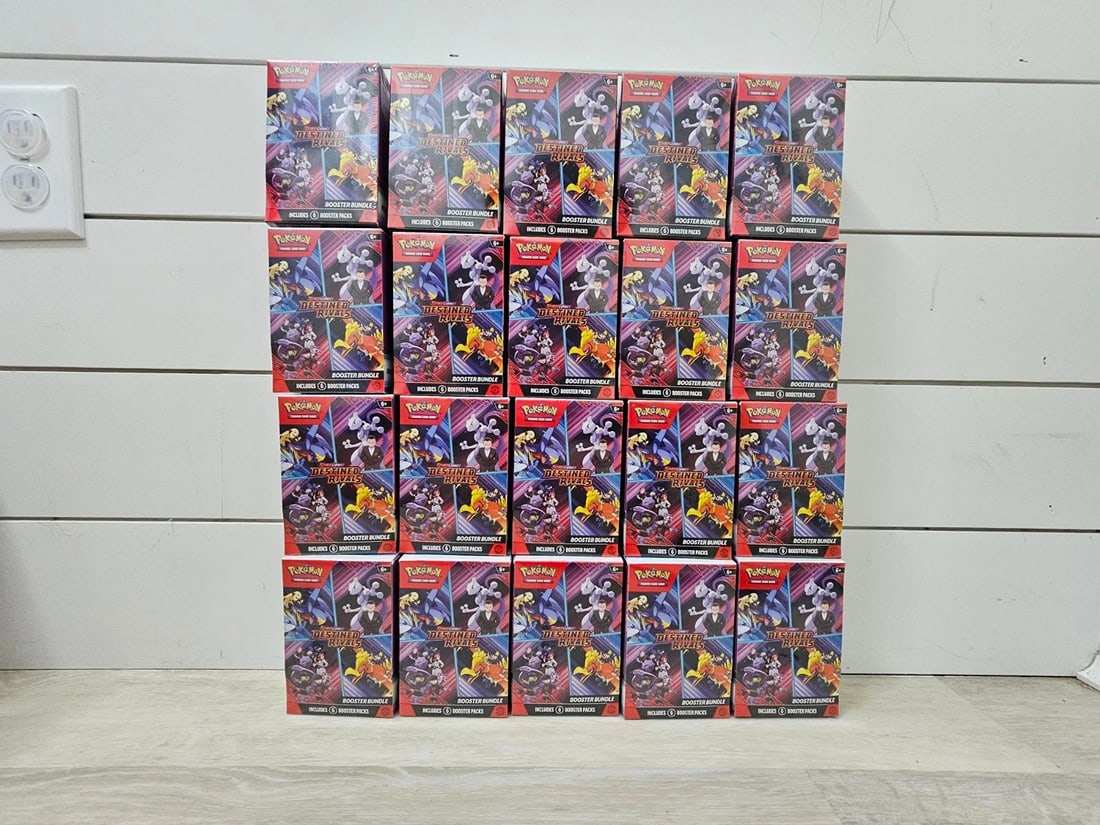 1 pack of 20x Pokemon TCG Destined Rivals Booster Bundle Lot of 20 Sealed Bundles (1 of 3)