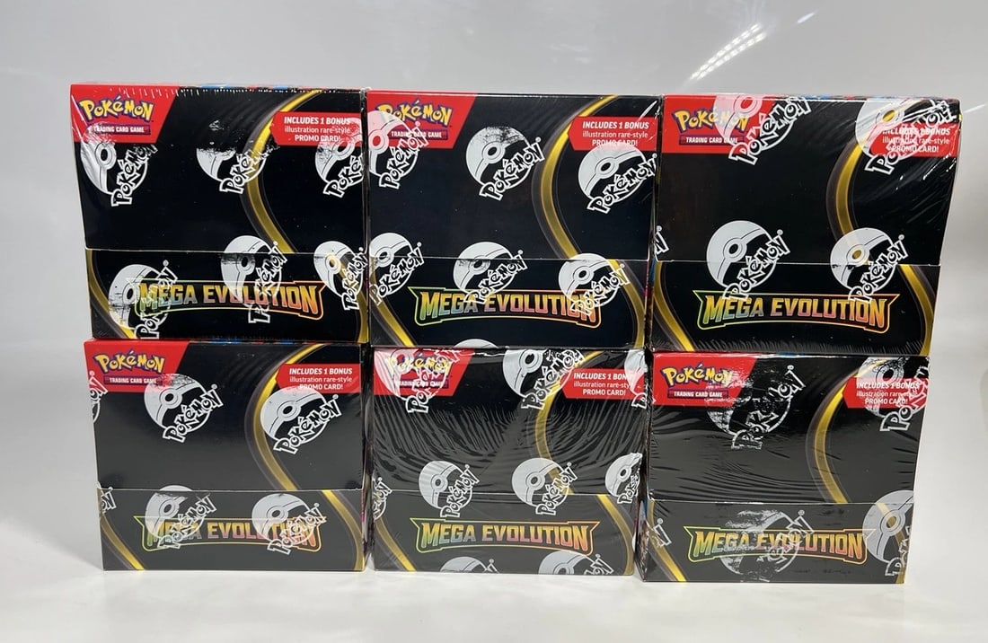 Pokemon Mega Evolutions ENHANCED Booster Box 36 Packs with 1 Promo - Lot Of 6 (1 of 8)