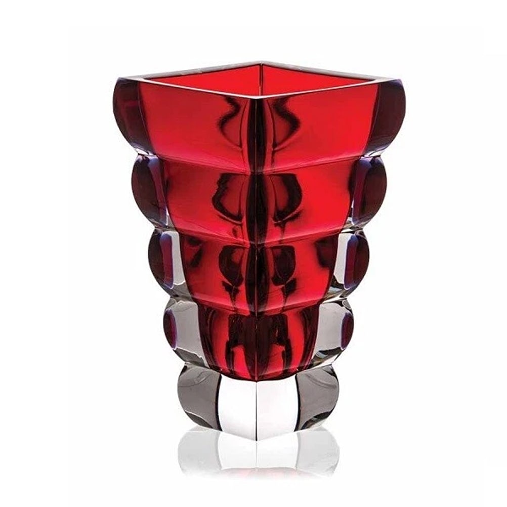 Rogaska Vase H. 25 cm Red “Adria?? in Crystal - (1 of 1)