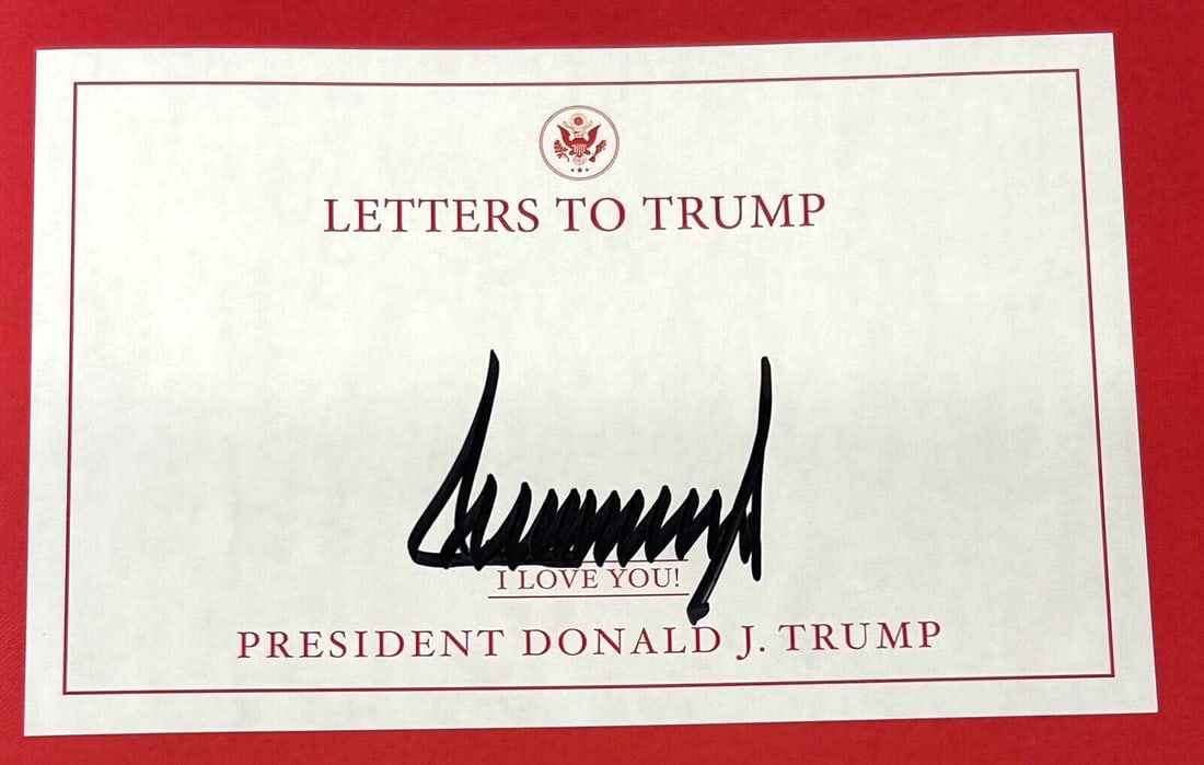 DONALD TRUMP Signed Autograph Boxed Book "Letters To Trump" President JSA LOA (1 of 8)