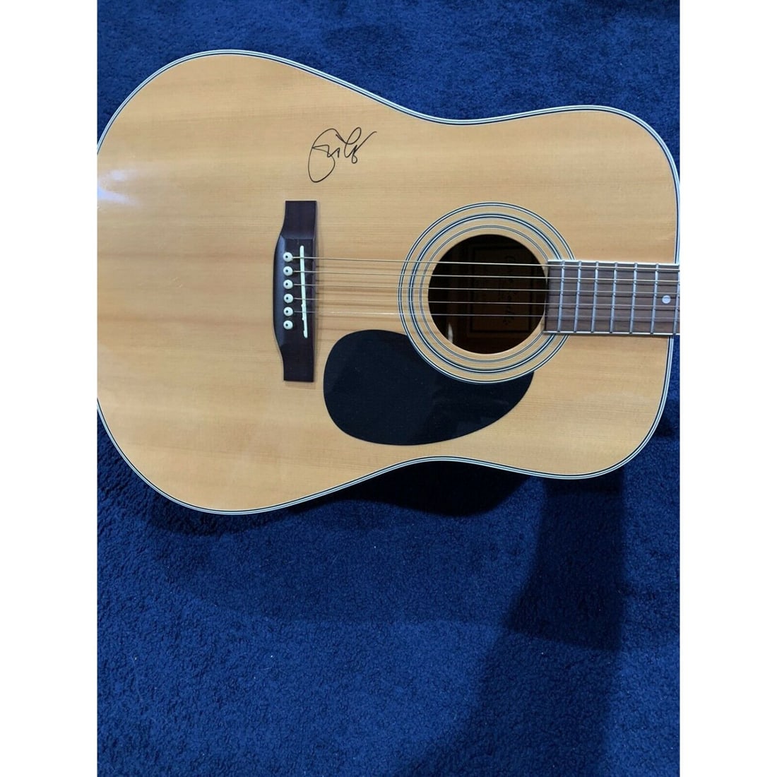 RARE Eric Clapton Signed Acoustic Guitar (JSA LOA) (1 of 2)