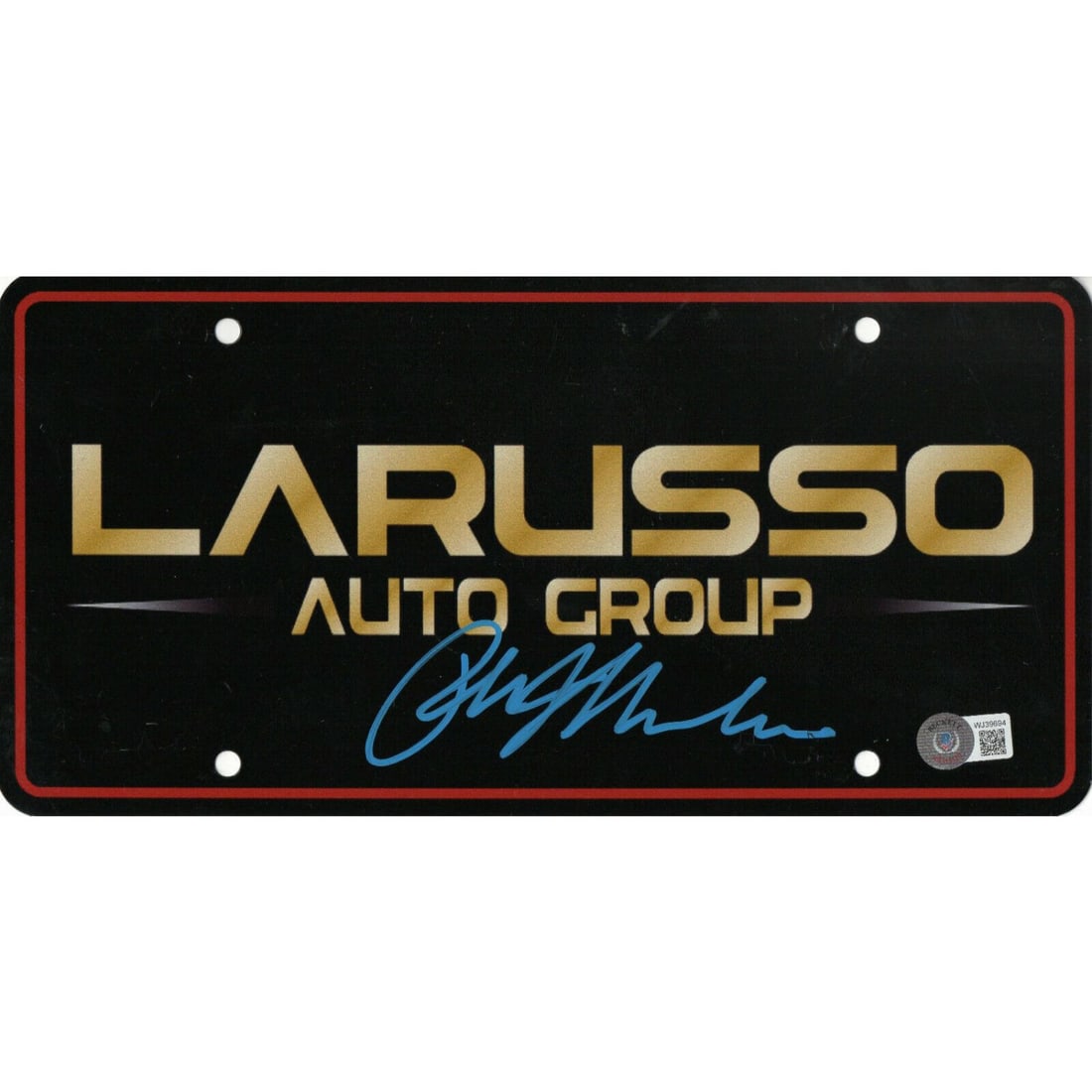 THE KARATE KID RALPH MACCHIO SIGNED LICENSE PLATE AUTO COBRAI KAI BECKETT BAS (1 of 1)