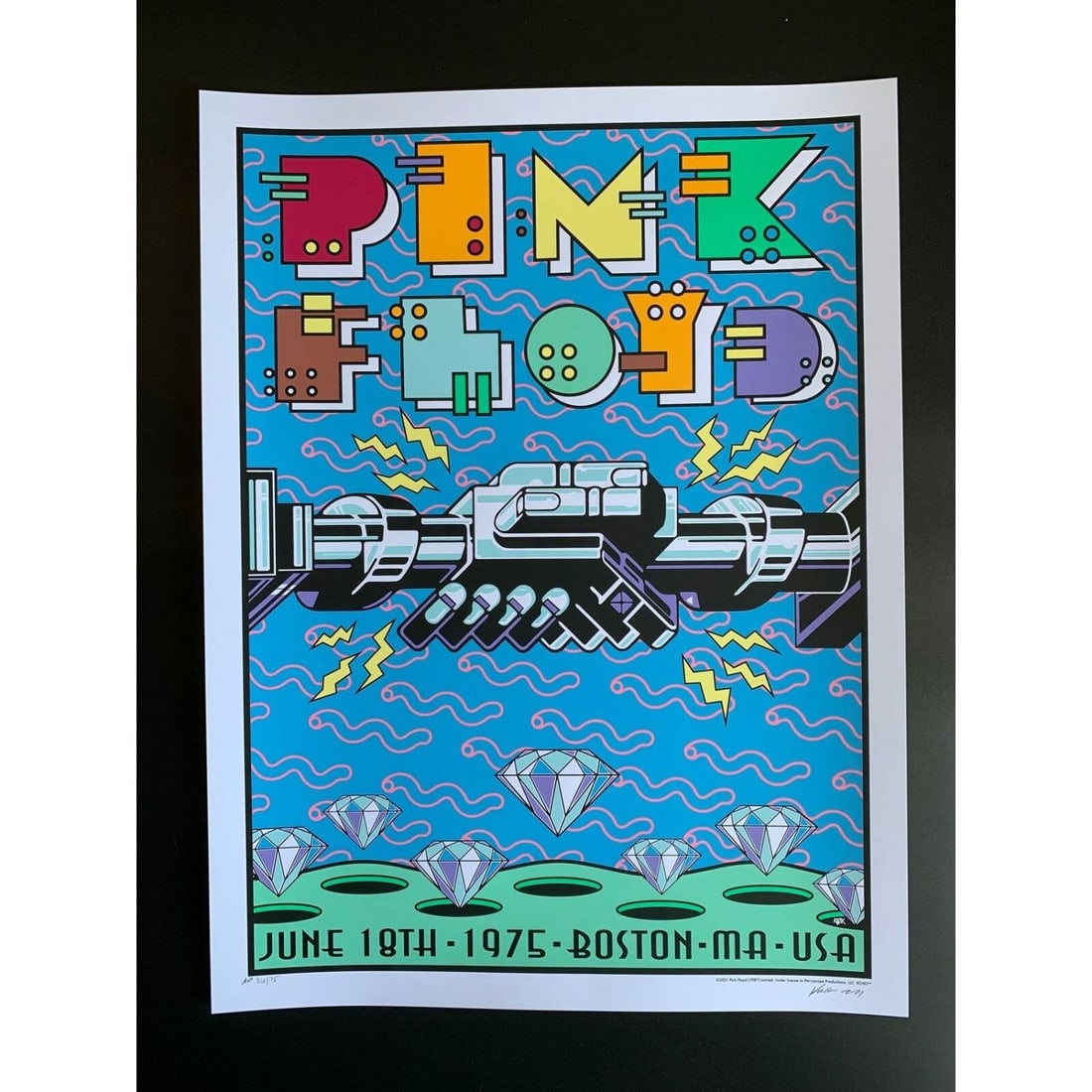 Pink Floyd Concert Poster Boston 1975 Frank Kozik (1 of 1)