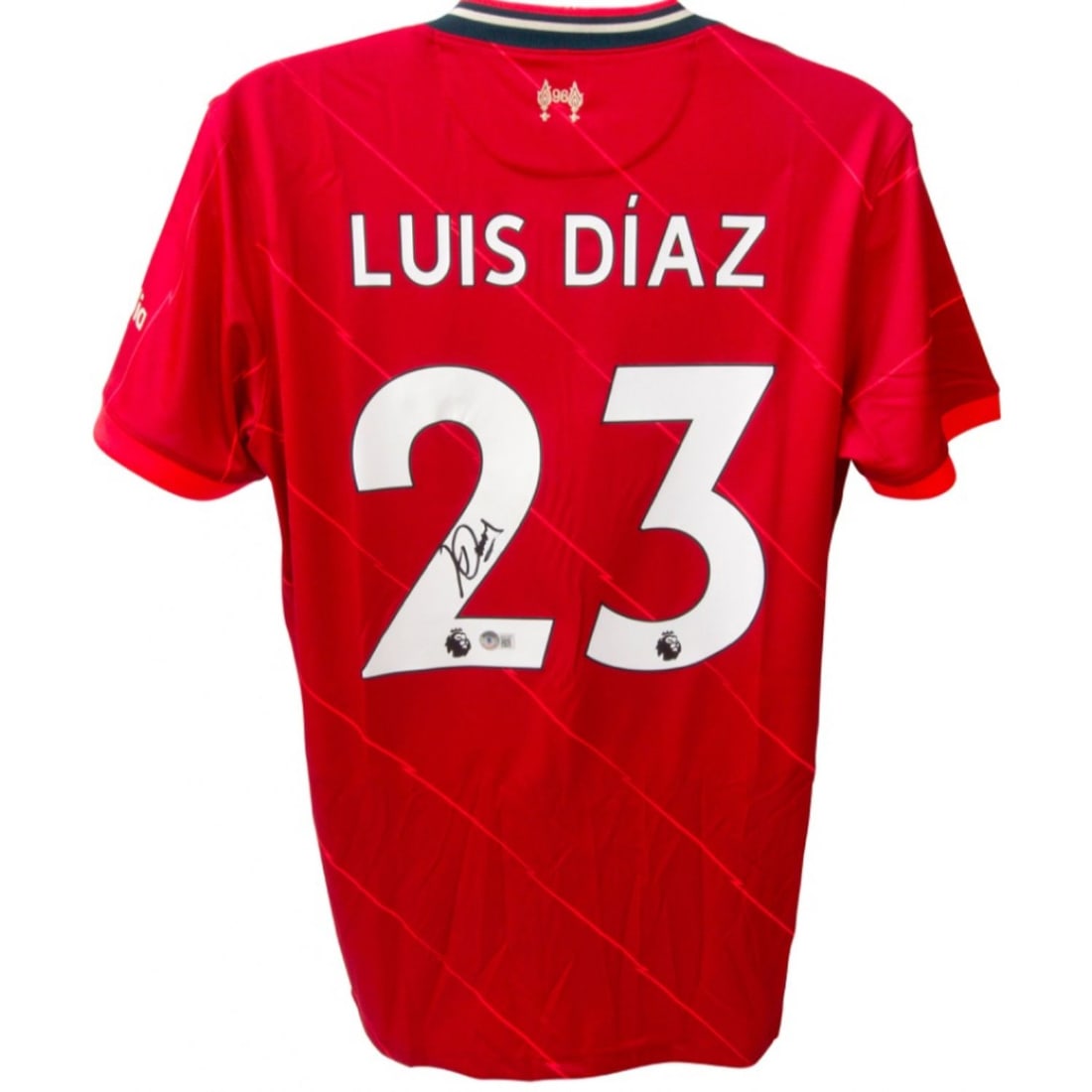 Luis Diaz Signed Liverpool Jersey (Beckett): Luis Diaz Signed Liverpool Jersey (Beckett)