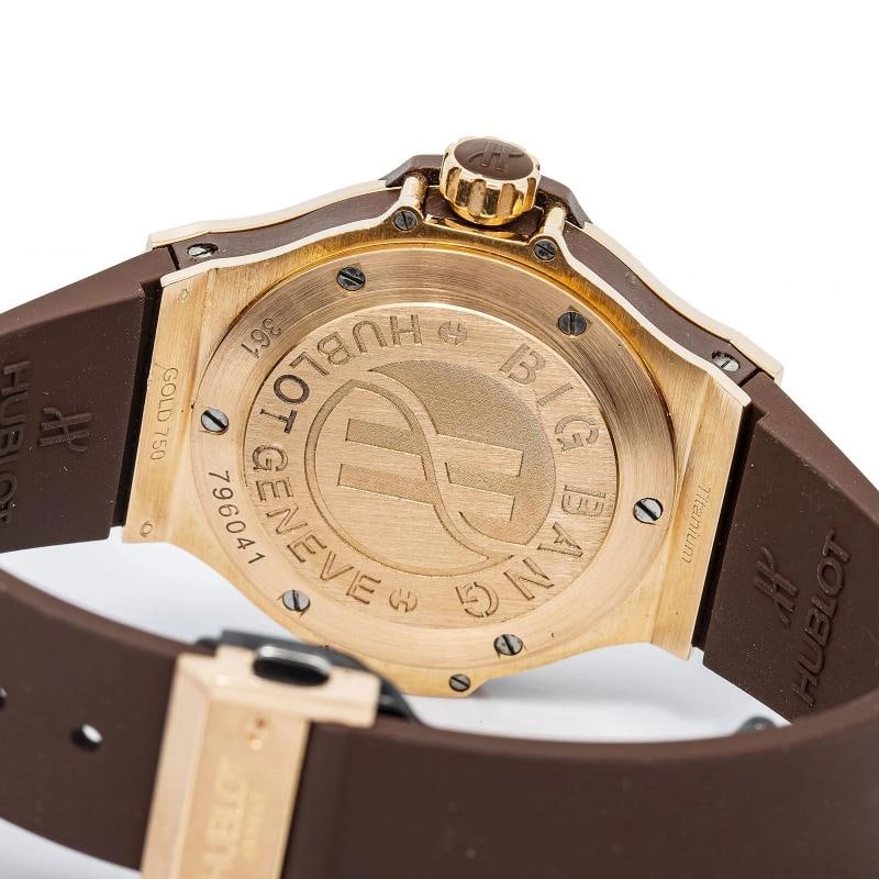 Hublot Big Bang Cappuccino 361.PC.3380.RC.1104 Quartz 18k Rose Chocolate 38mm - 5