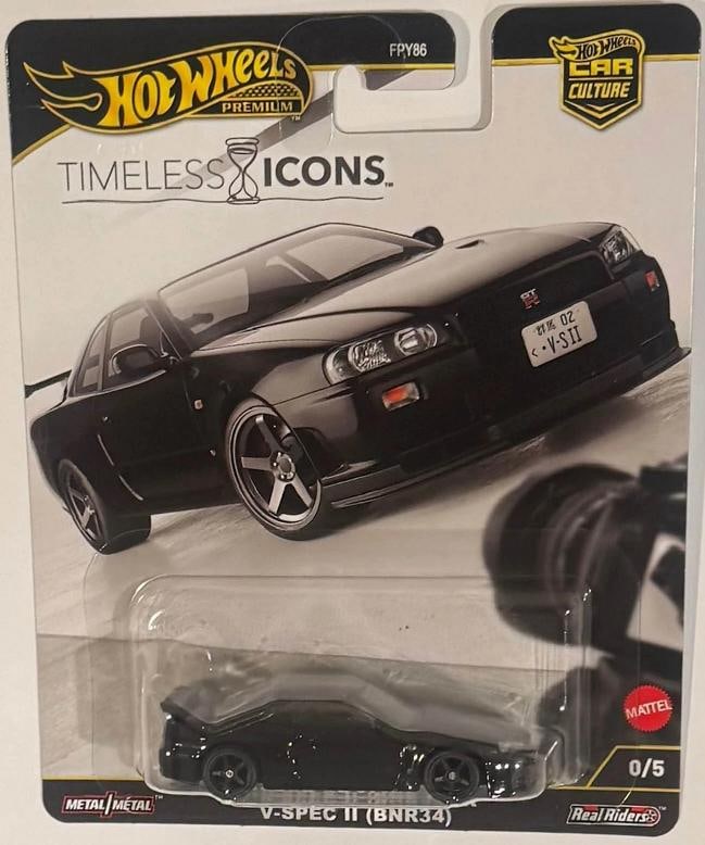 Black Skyline GT-R Hot Wheels 2025 Premium Car Culture Timeless Icons Chase! (1 of 3)