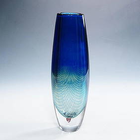 Vintage Kraka Vase by Sven Palmquist for Orrefors, Sweden 1955 (1 of 8)