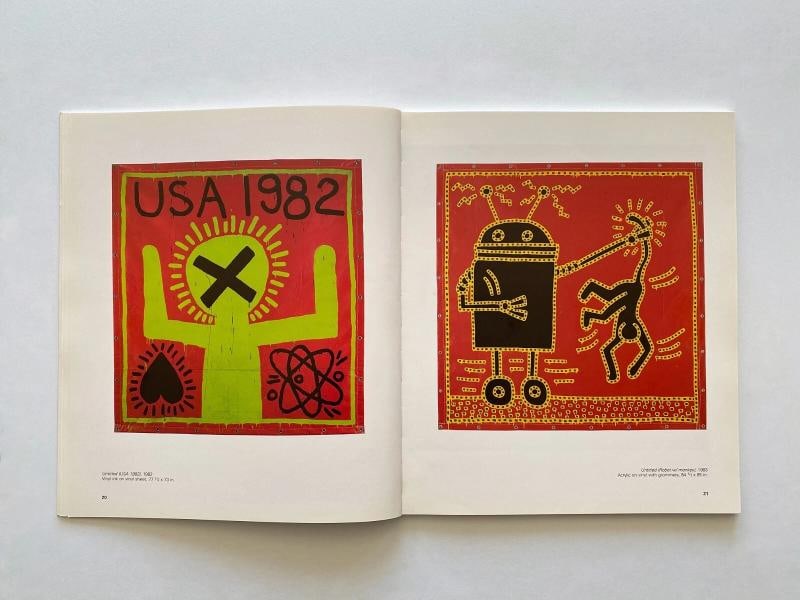 HARING BASQUIAT SCHARF " IN YOUR FACE " RARE 1997 1ST ED POP ART EXHIBITION BOOK - 3