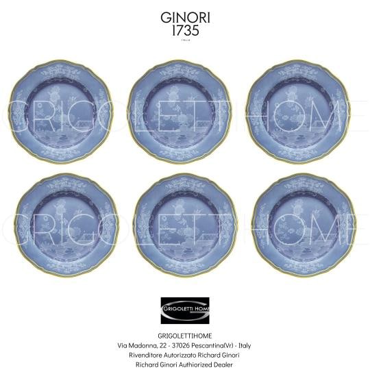 Richard Ginori Oriente Italiano Pervinca Set 6 dinner plates CMS 26,5 - Inc: Condition: New: A brand-new, unused, unopened, undamaged item in its original packaging (where packaging is applicable). Packaging should be the same as what is found in a retail store, unless the