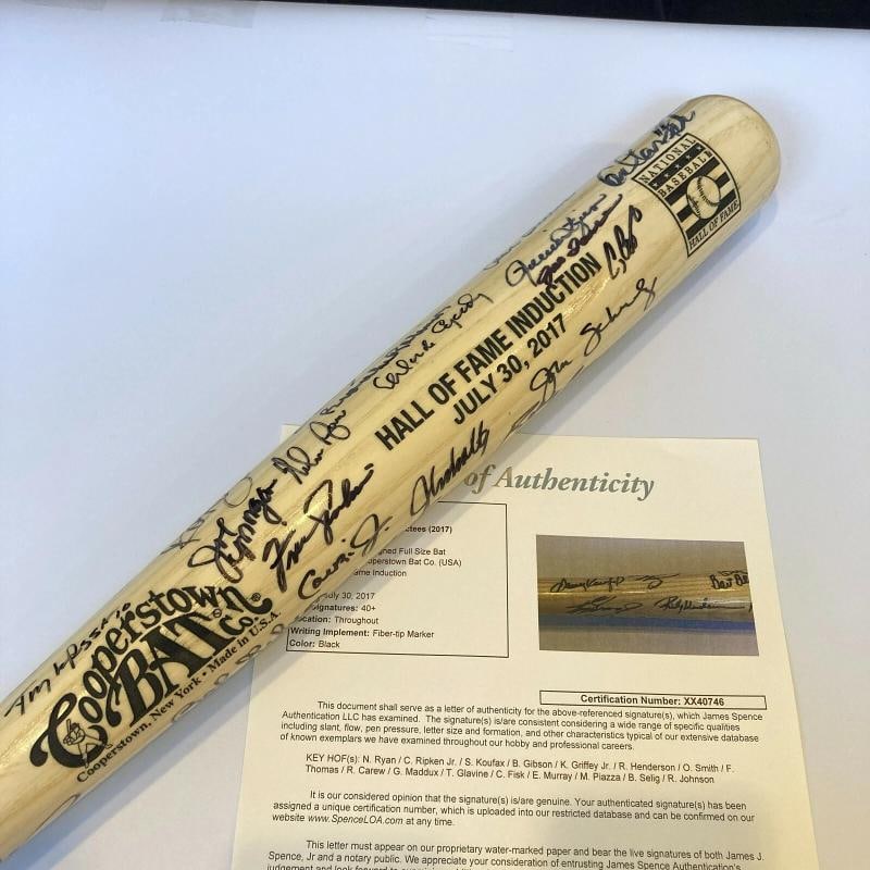 2017 Hall Of Fame Induction Multi Signed Baseball Bat 40+ Sigs Sandy Koufax JSA (1 of 12)