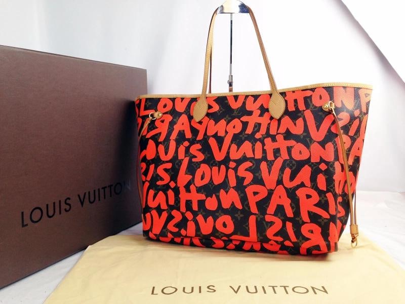 Louis Vuitton Monogram Stephen Sprouse GRAFFITI Neverfull GM Tote Bag 6E250010p" (1 of 12)