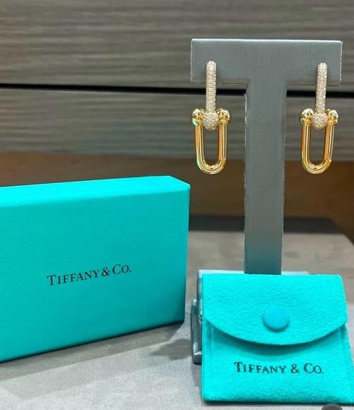 Tiffany & Co. 18K RG 1.18ctw HardWear Large Link Drop Earrings retail $19,900: Condition: Pre-owned - Good,Brand: Tiffany & Co.,Type: Earrings,Metal Purity: 18k,Style: Dangle/Drop,Base Metal: Rose Gold,Metal: Rose Gold,Main Stone: Diamond Like New, Store Display..Retail is