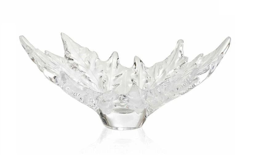 LALIQUE CHAMPS-ELYSEES SMALL CLEAR BOWL #10599000 BRAND NEW IN BOX (1 of 2)