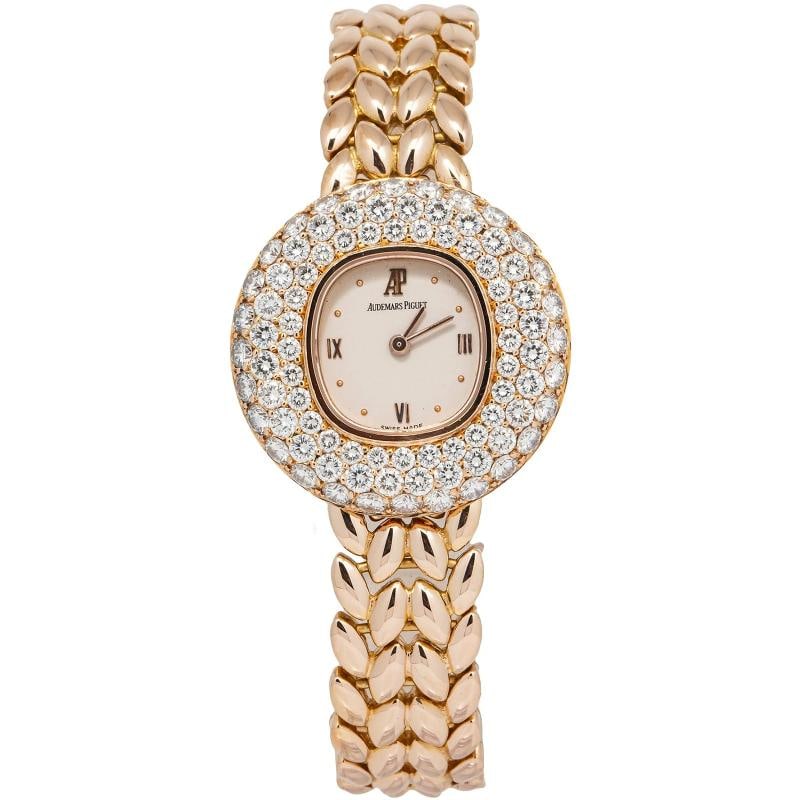 Audemars Piguet Vintage Off-White Dial Diamond Bezel Ladies Quartz 26mm (1 of 6)