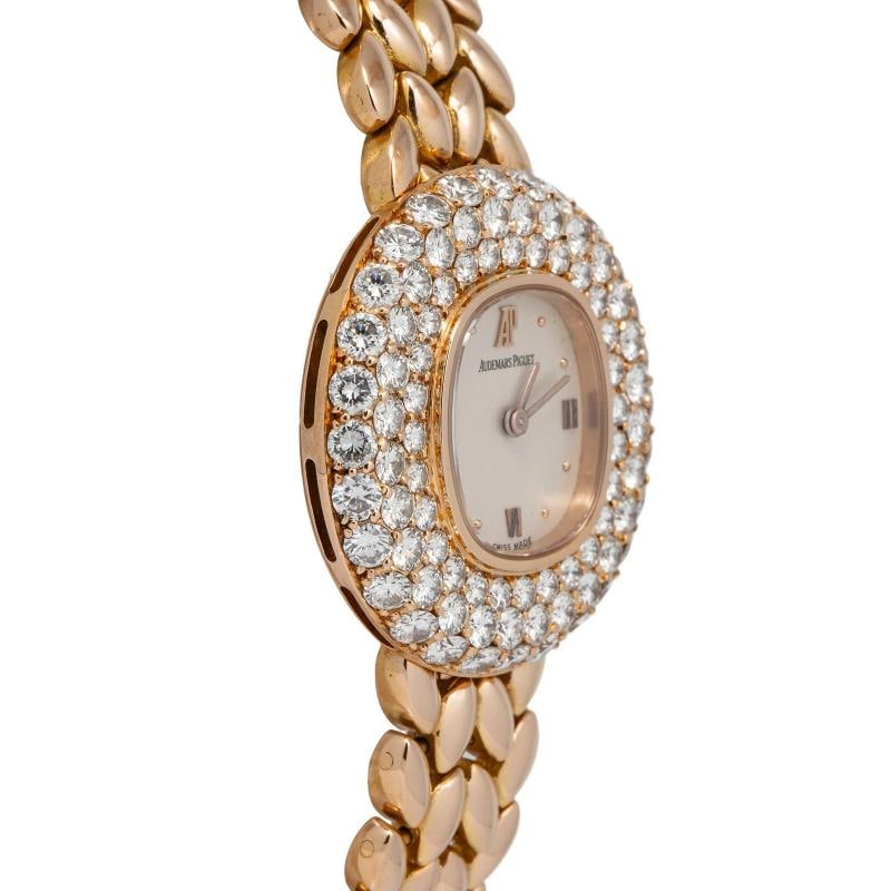 Audemars Piguet Vintage Off-White Dial Diamond Bezel Ladies Quartz 26mm - 4