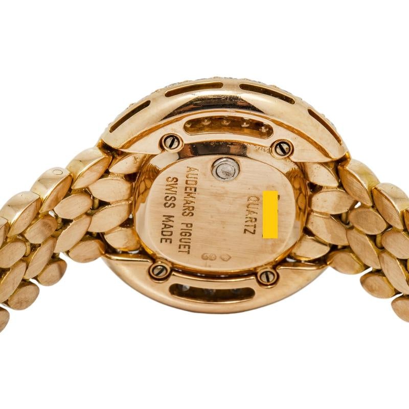 Audemars Piguet Vintage Off-White Dial Diamond Bezel Ladies Quartz 26mm - 6