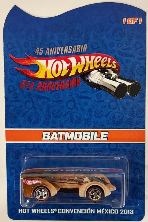 BATMOBILE Hot Wheels 2013 Mexico Convention 1 of 1. EXTREAMLY RARE Code-3 Car (1 of 2)
