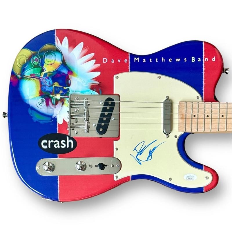 Dave Matthews Signed Guitar Custom Graphics JSA COA Crash Into Me Satellite #41 (1 of 4)