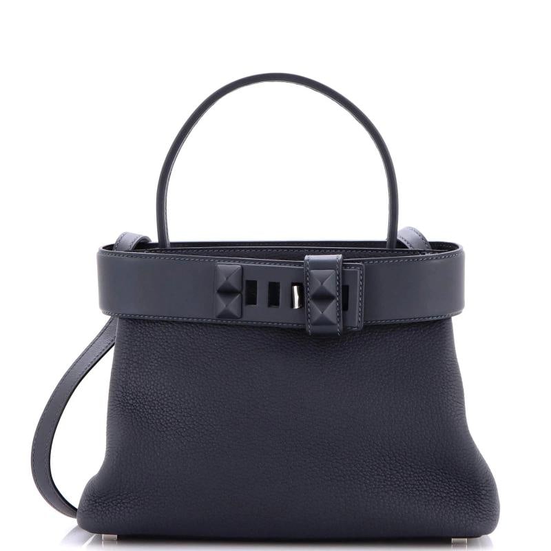 Hermes Medor Handbag Togo: Condition: Pre-owned - Excellent,Brand: Hermes,Exterior Material: Leather,Style: Totes,Exterior Color: Gray,Department: Women,Size: Unknown,Accessories: With Strap Condition: Great. Exterior: minor