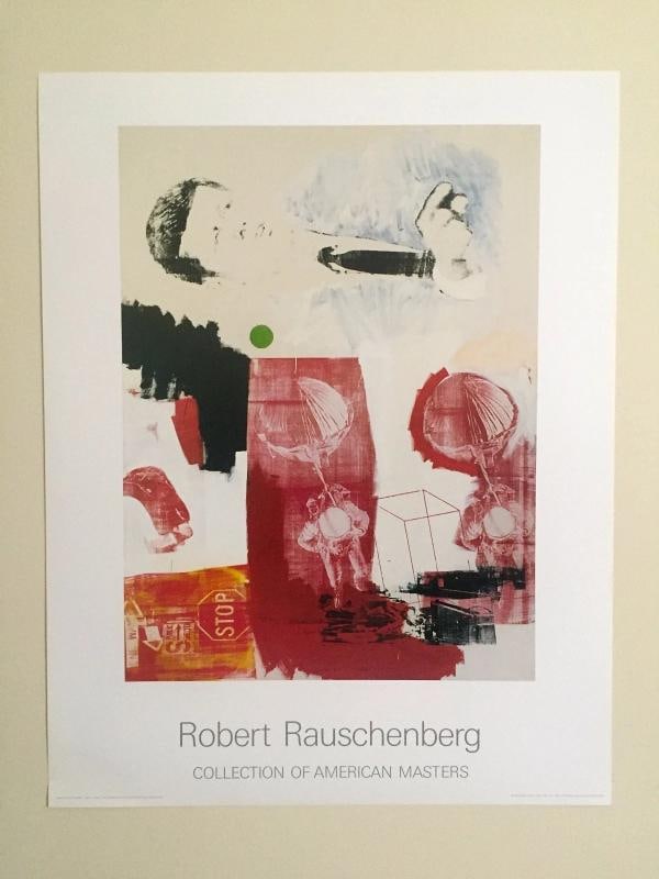 ROBERT RAUSCHENBERG RARE 1990 LITHOGRAPH PRINT POP ART POSTER " QUOTE " 1964 (1 of 10)