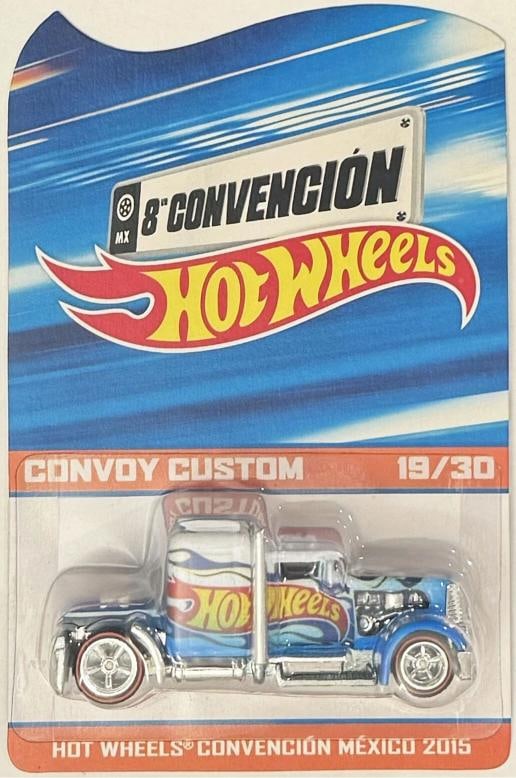 Blue CUSTOM CONVOY Mexico 2015 Convention Hot Wheels 19/30 (1 of 3)