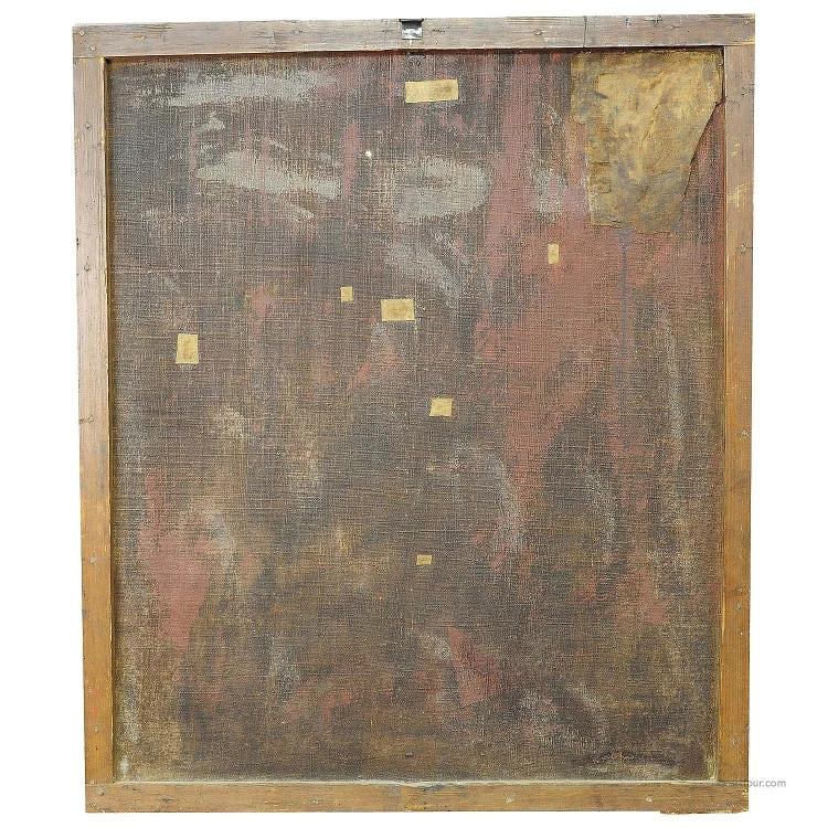 Oil Painting Miraculous Image of Insbruck Maria with Child after Cranach - 5