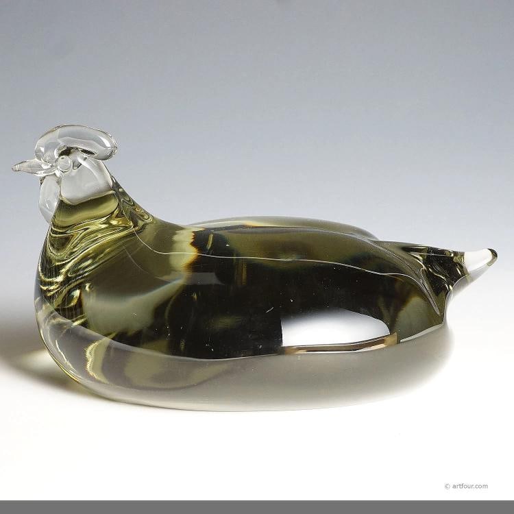 Sculpture of a Hen by Livio Seguso for Gral Germany ca. 1970s (1 of 4)