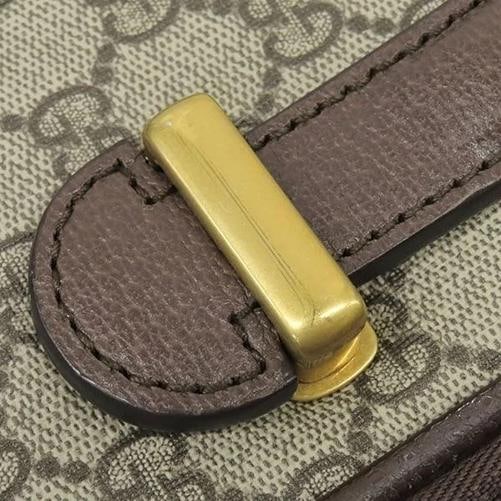 GUCCI Savoy Cabin Trolley Bag GG Supreme Canvas 15.3*16.9*8.2 inch - 2