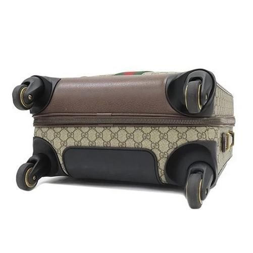 GUCCI Savoy Cabin Trolley Bag GG Supreme Canvas 15.3*16.9*8.2 inch - 3