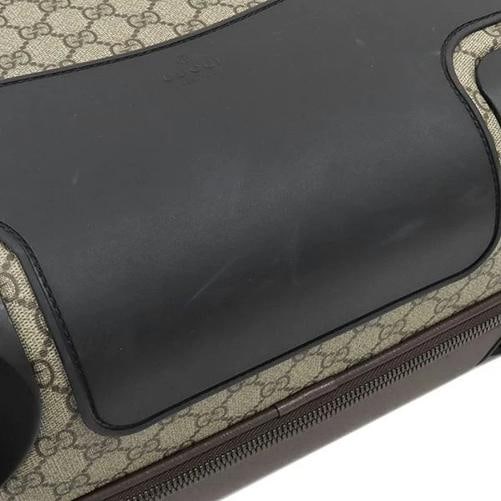 GUCCI Savoy Cabin Trolley Bag GG Supreme Canvas 15.3*16.9*8.2 inch - 4