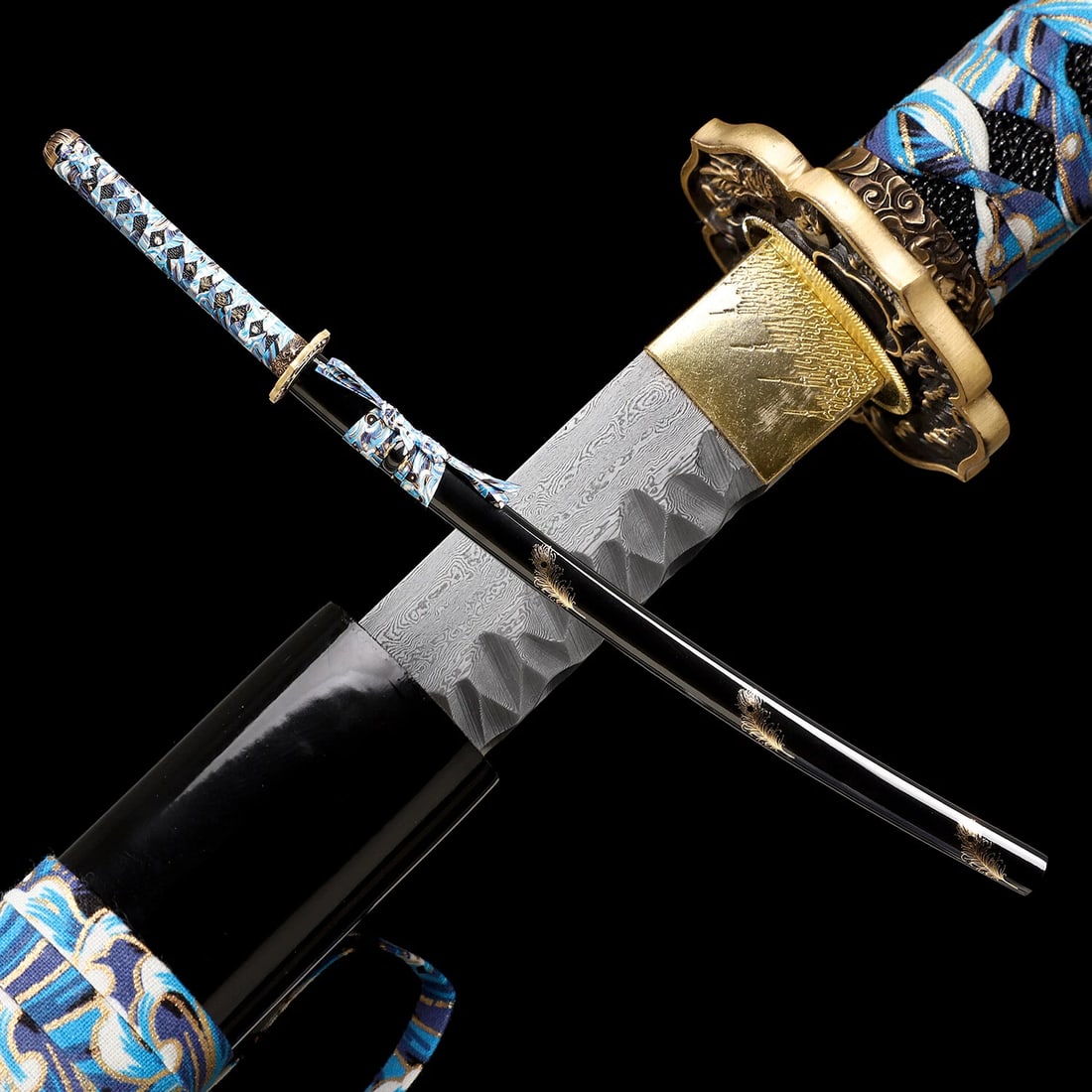 Japanese Damascus Steel Sword (1 of 15)