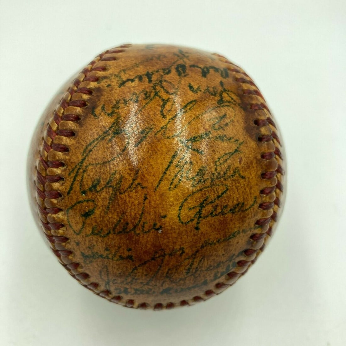 RARE Jackie Robinson Rookie Era 1948 Brooklyn Dodgers Team Signed Baseball (JSA LOA) (1 of 5)