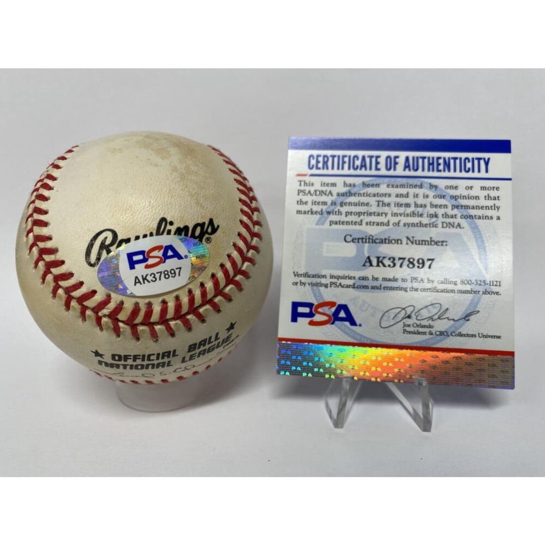 Sandy Koufax Single Signed Baseball (PSA COA) - 2