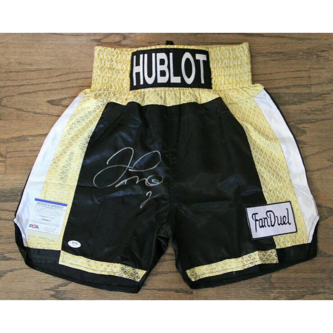 FLOYD MONEY MAYWEATHER SIGNED AUTOGRAPHED AUTO BOXING TRUNKS/SHORTS PSA (1 of 1)