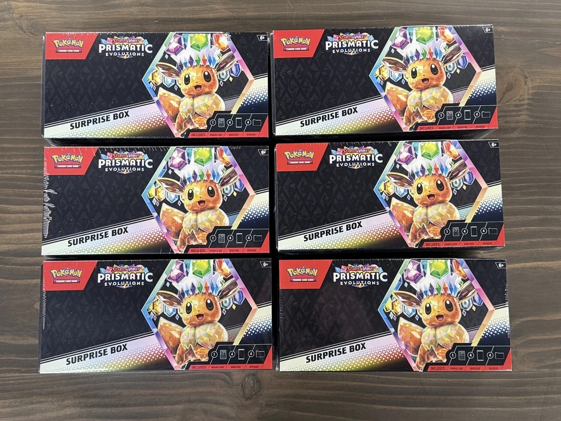 Pokemon Prismatic Evolution Surprise Box CASE (6 Boxes) Factory Sealed (1 of 2)