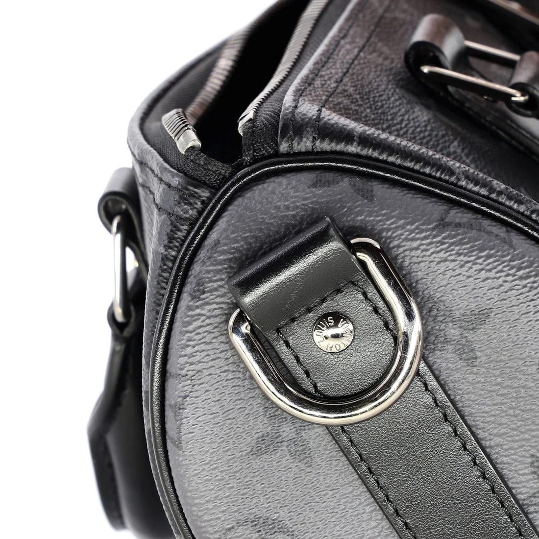 Louis Vuitton City Keepall Bag Reverse Monogram Eclipse Canvas - 7