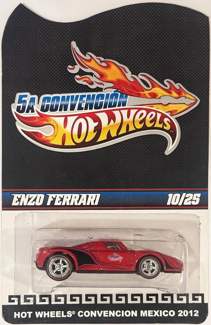 Red ENZO FERRARI Hot Wheels 2012 Mexico Convention 10/25 (1 of 2)