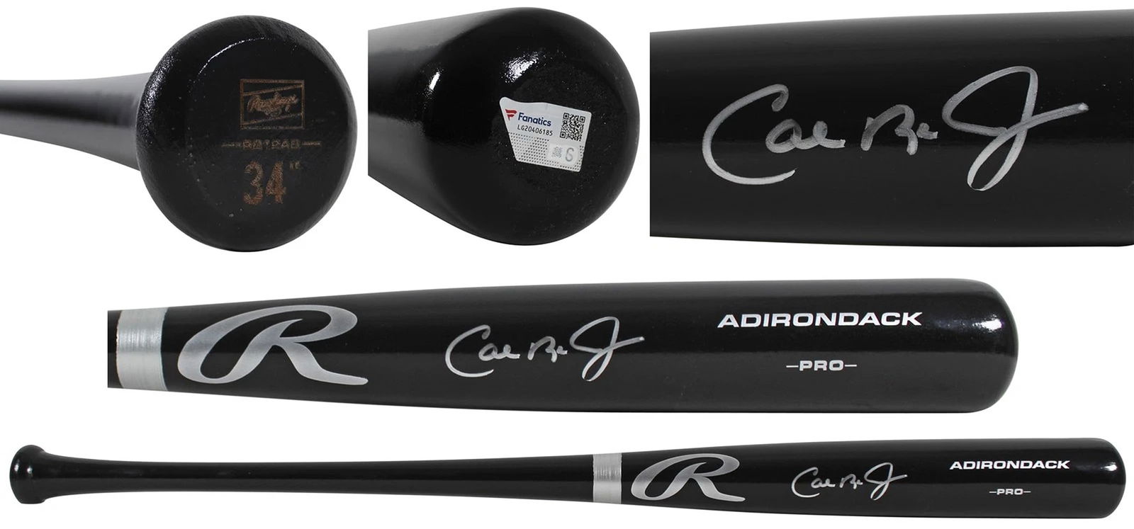 Orioles Cal Ripken Jr. Authentic Signed Black Rawlings Big Stick Bat Fanatics: Player: Cal Ripken Jr.,Product: Bat,Original/Reprint: Original,Autograph Authentication: FAN,Team: Baltimore Orioles,PRODUCT_COA: FAN,PRODUCT_SIGNED_BY_NAME: Cal Ripken Jr.,PRODUCT_SIGNED_BY_BRAND: Ba