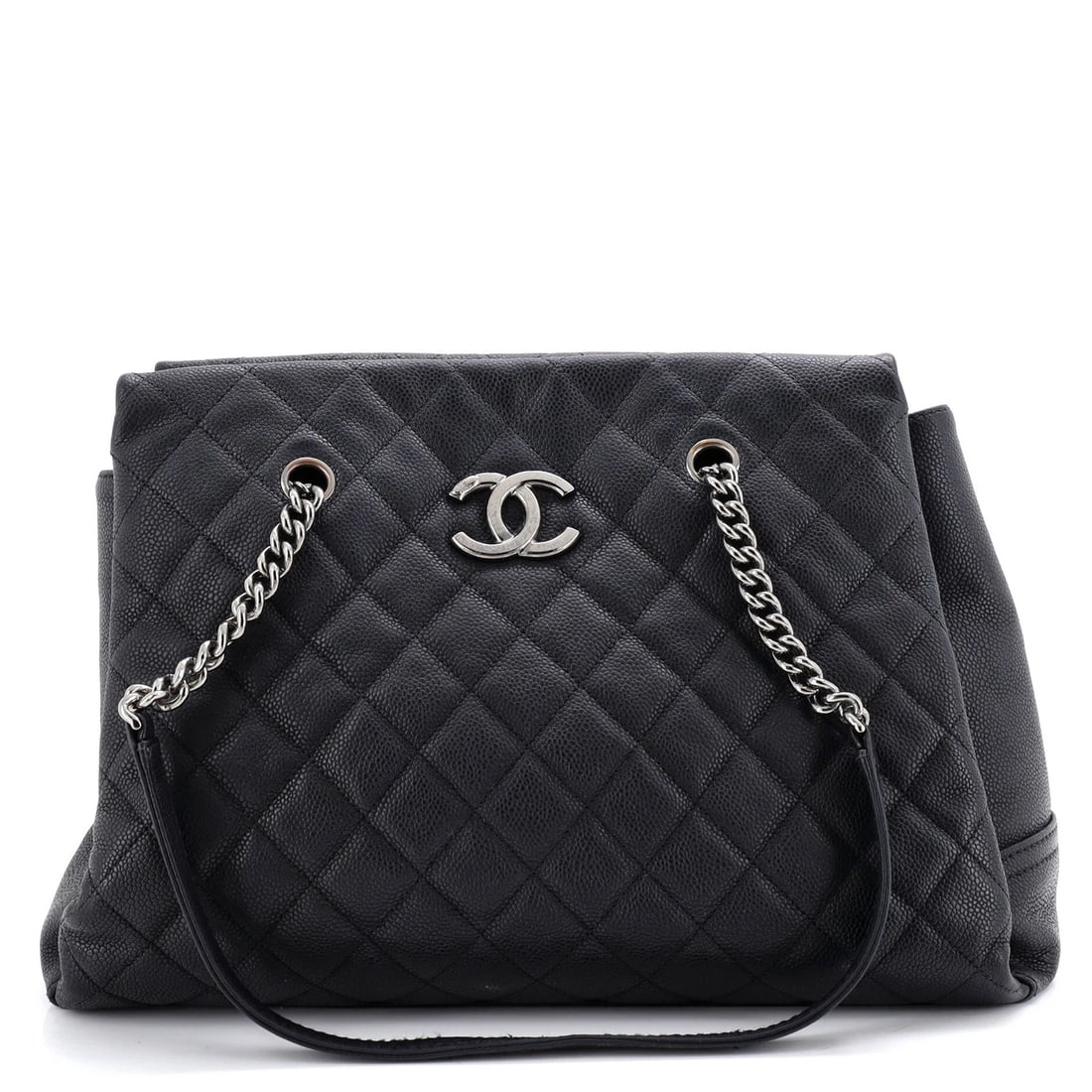 Chanel Lady Pearly Tote Quilted Iridescent Caviar Large (1 of 6)