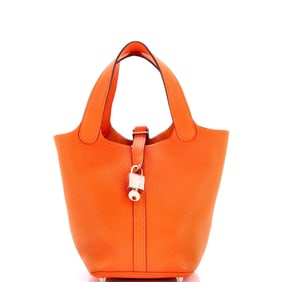 Hermes Picotin Lock Bag Clemence PM
