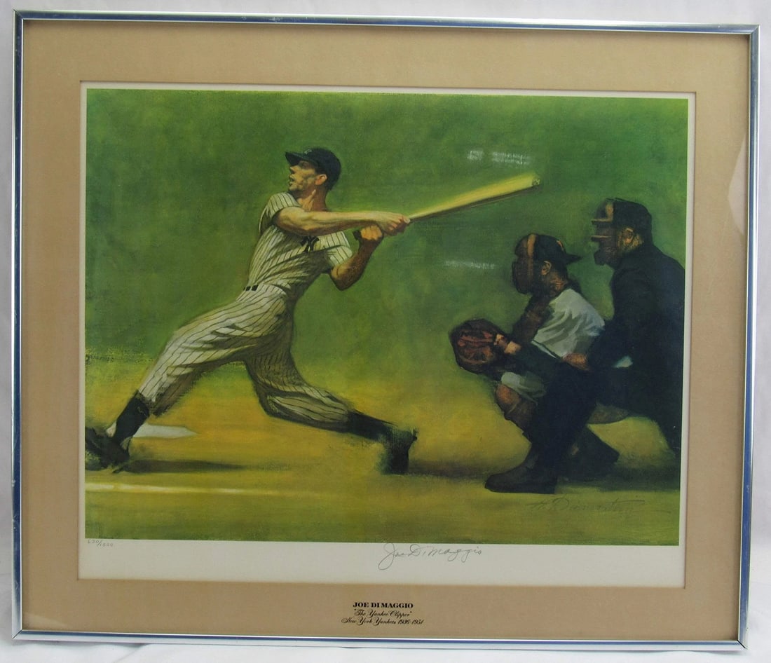 Joe DiMaggio Signed Auto 21x17 Photo JSA LOA (1 of 4)